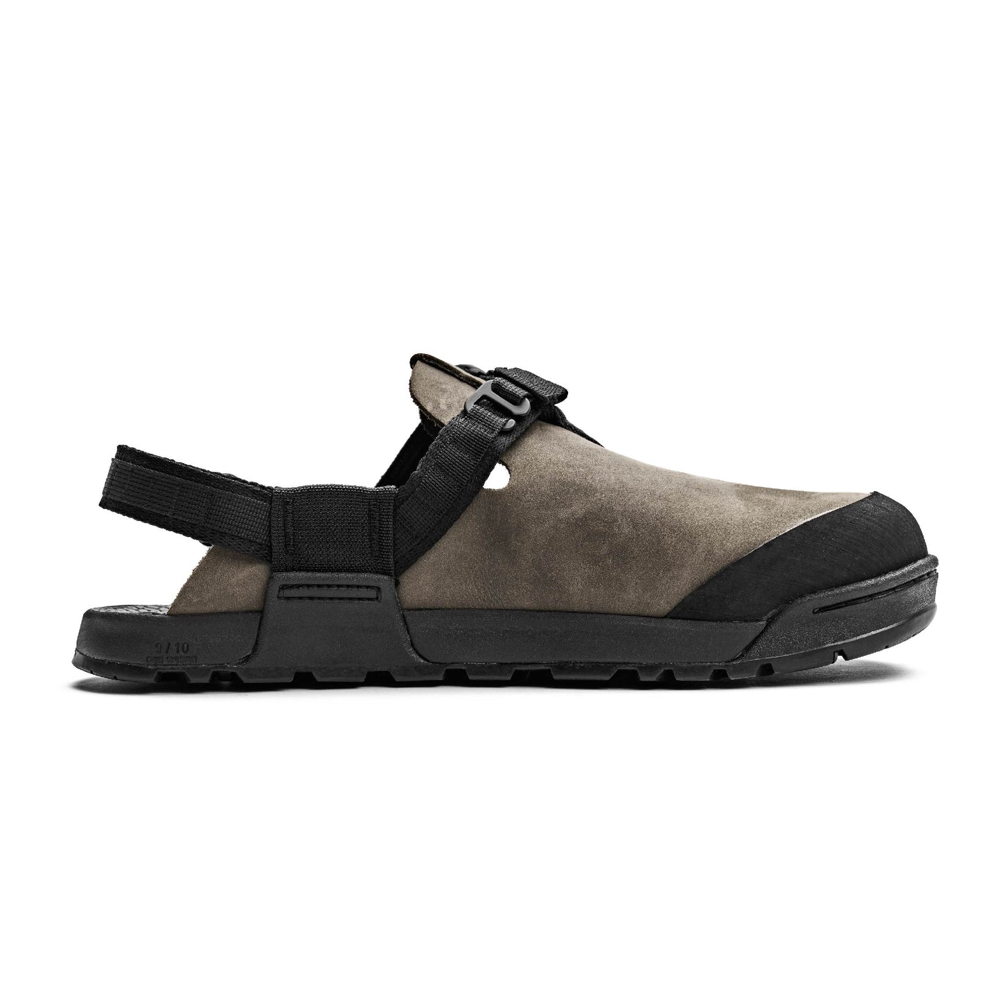 Bedrock Sandals Mountain Clog Nubuck Leather : Driftwood Gray