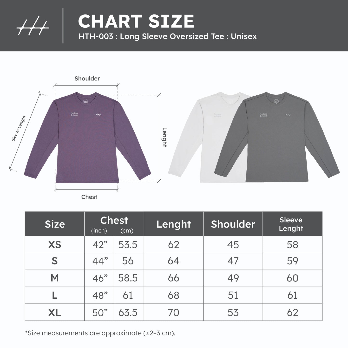 Home to hike : HTH-003 Long Sleeve Tee