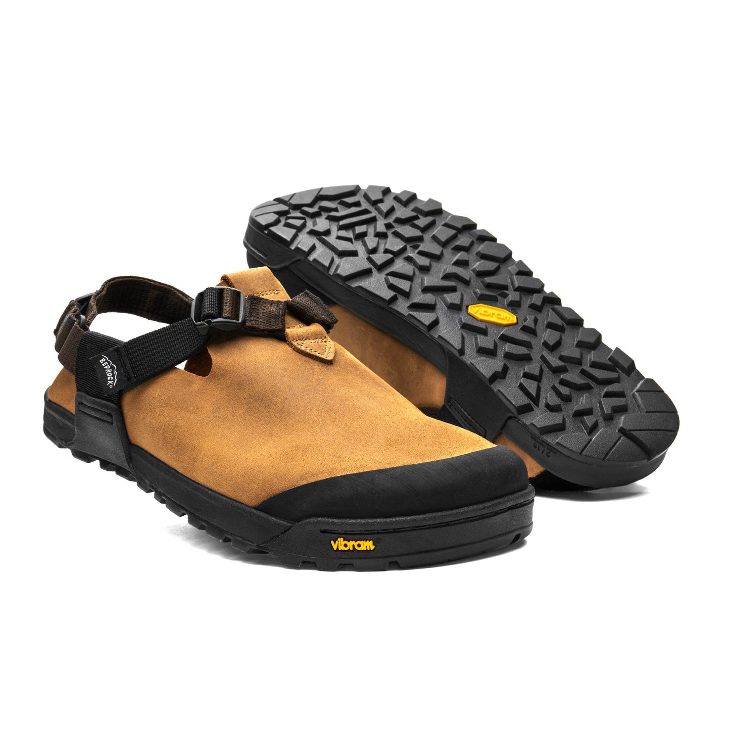 Bedrock Sandals Mountain Clog Nubuck Leather : Brown