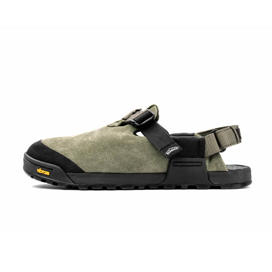 Bedrock Sandals Mountain Clog Leather Suede : Sagebrush