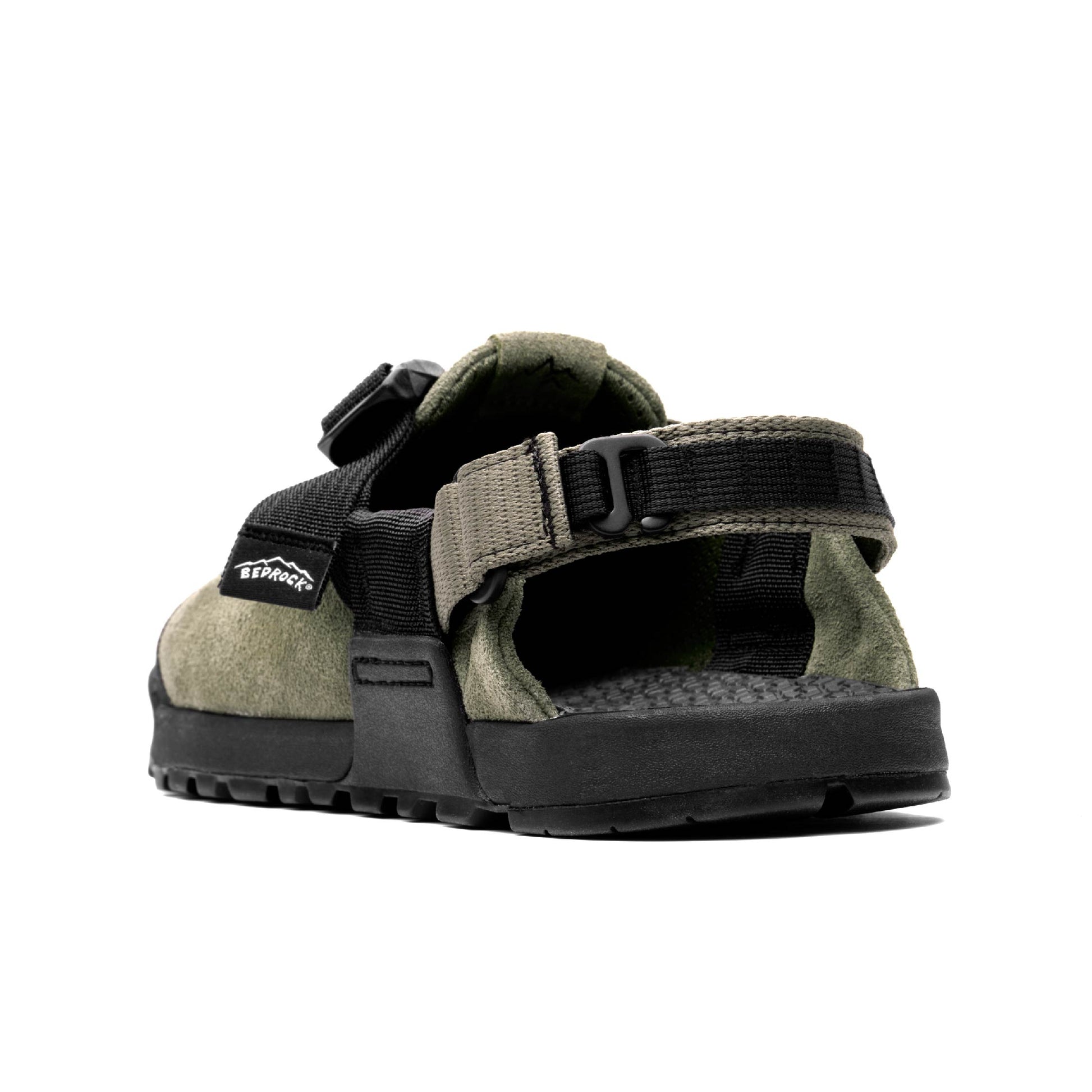 Bedrock Sandals Mountain Clog Leather Suede Sagebrush